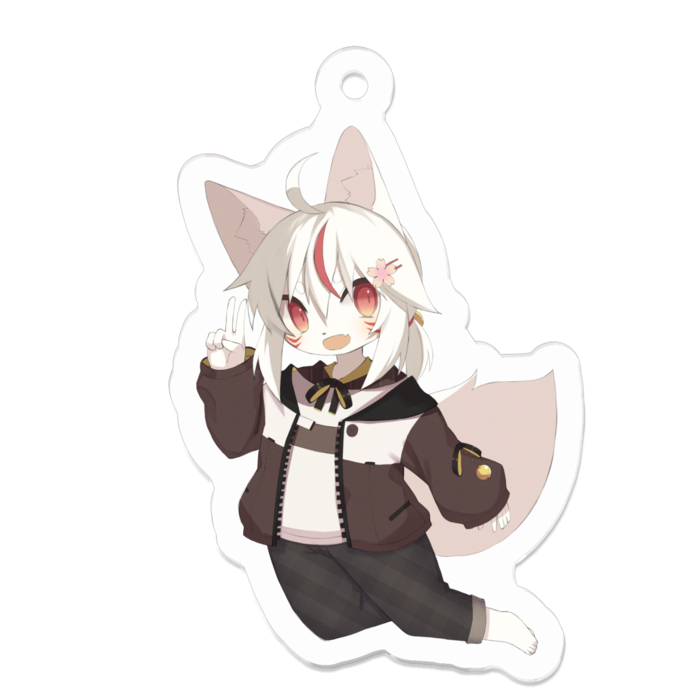 アクリルキーホルダー - 50 x 50 (mm)