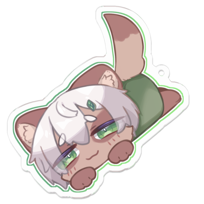 アクリルキーホルダー（コーティング） - 70 x 70 (mm)