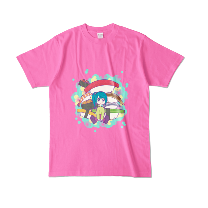 カラーTシャツ - L - ピンク (濃色)
