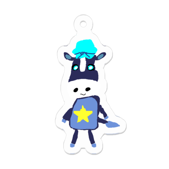 アクリルキーホルダー - 50 x 50 (mm)