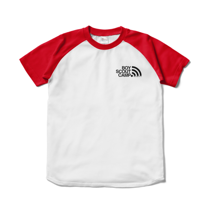 ラグランTシャツ - S - レッド