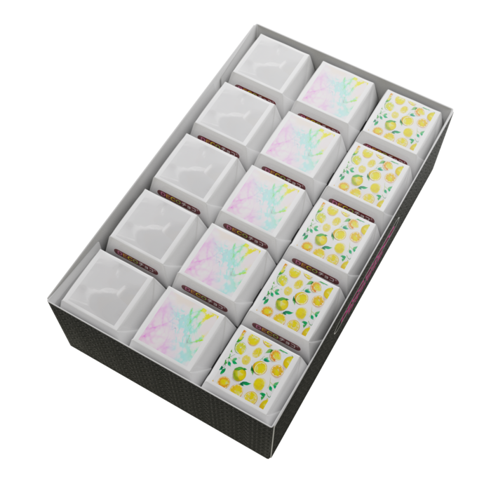 DECOチョコ - 列ごとにデザイン
