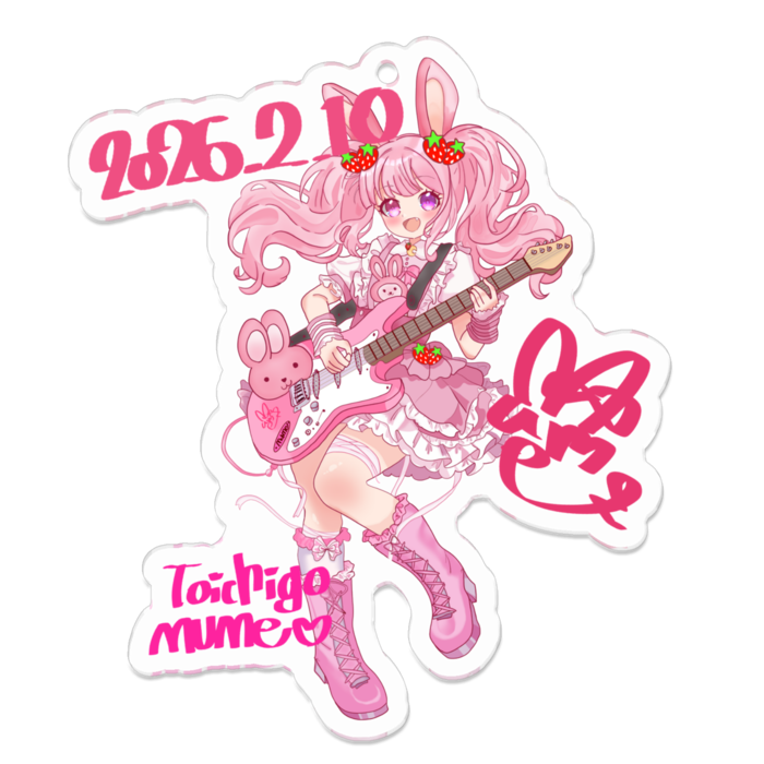 アクリルキーホルダー - 70 x 70 (mm)