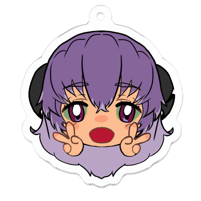 アクリルキーホルダー - 50 x 50 (mm)