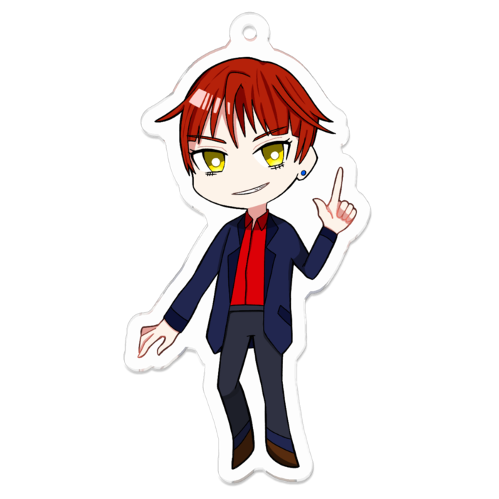 アクリルキーホルダー(コーティング) - 70 x 70 (mm)