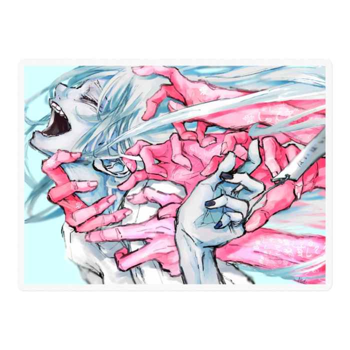 ステッカー - 100 x 100 (mm)