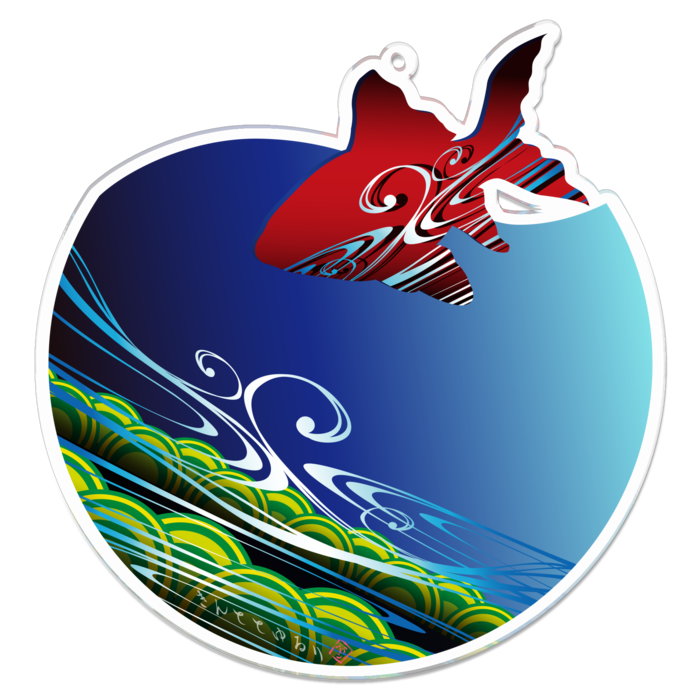 アクリルキーホルダー - 100 x 100 (mm)