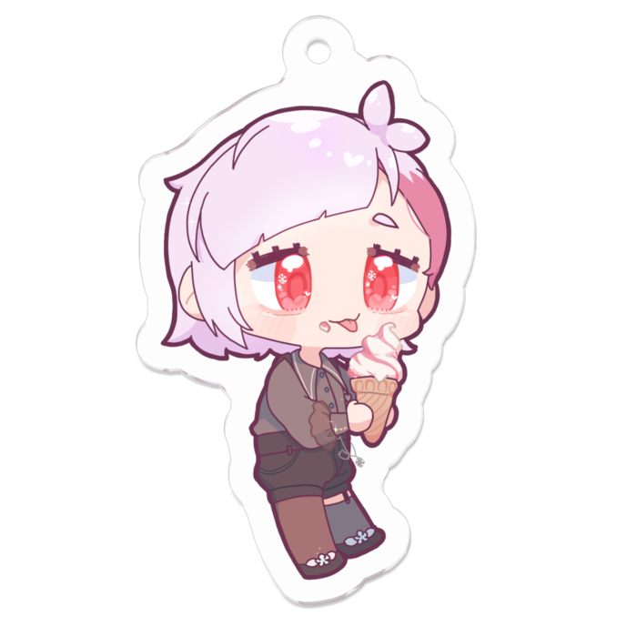 アクリルキーホルダー - 50 x 50 (mm)