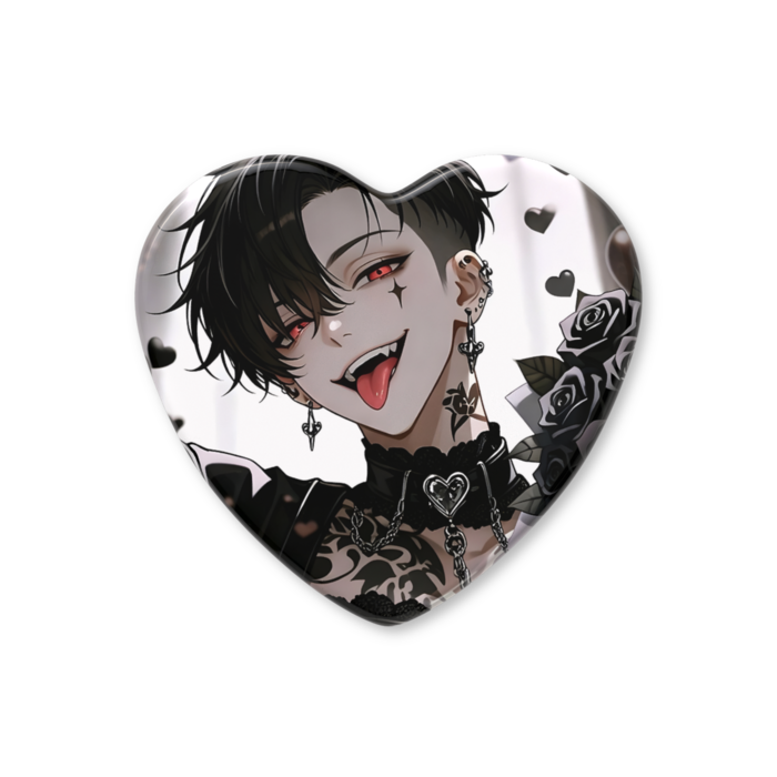 2026バレンタインハート缶バッジC