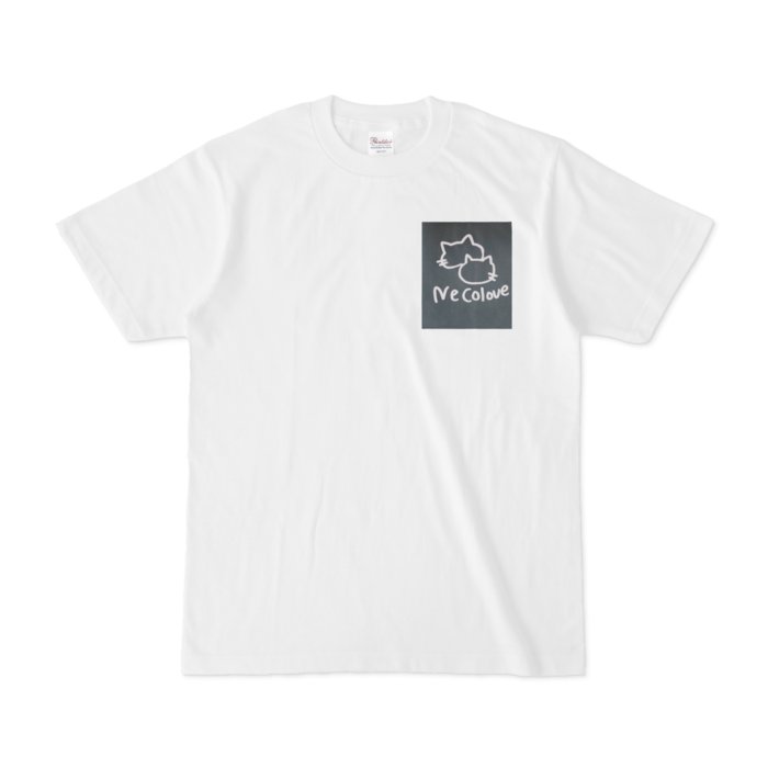 Tシャツ - S - 白(ブラック)