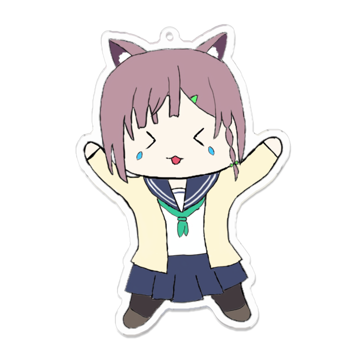 アクリルキーホルダー - 100 x 100 (mm)