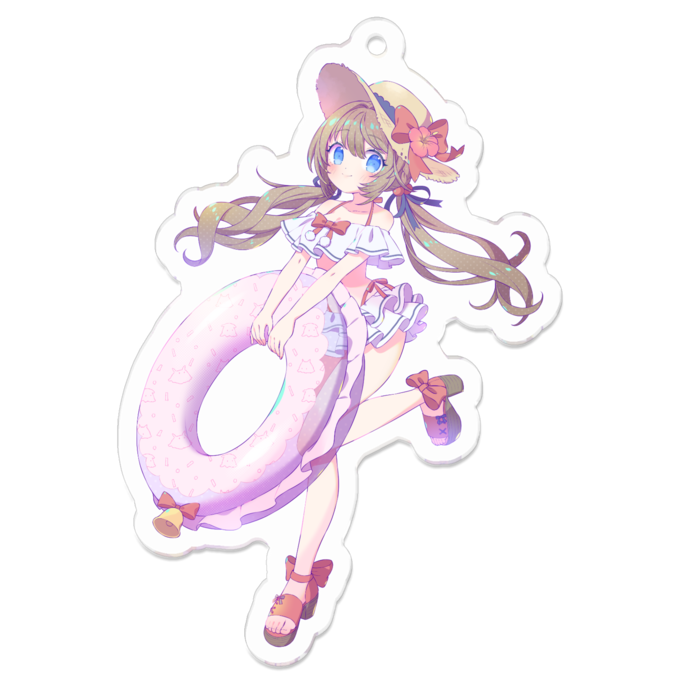 アクリルキーホルダー - 70 x 70 (mm)
