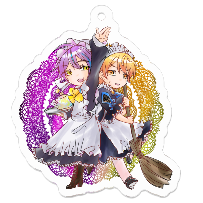 アクリルキーホルダー - 50 x 50 (mm)