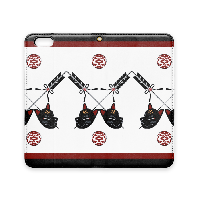手帳型iPhoneケース（ベルトなし） - iPhone 6 Plus / 6s Plus - ストラップ穴 あり