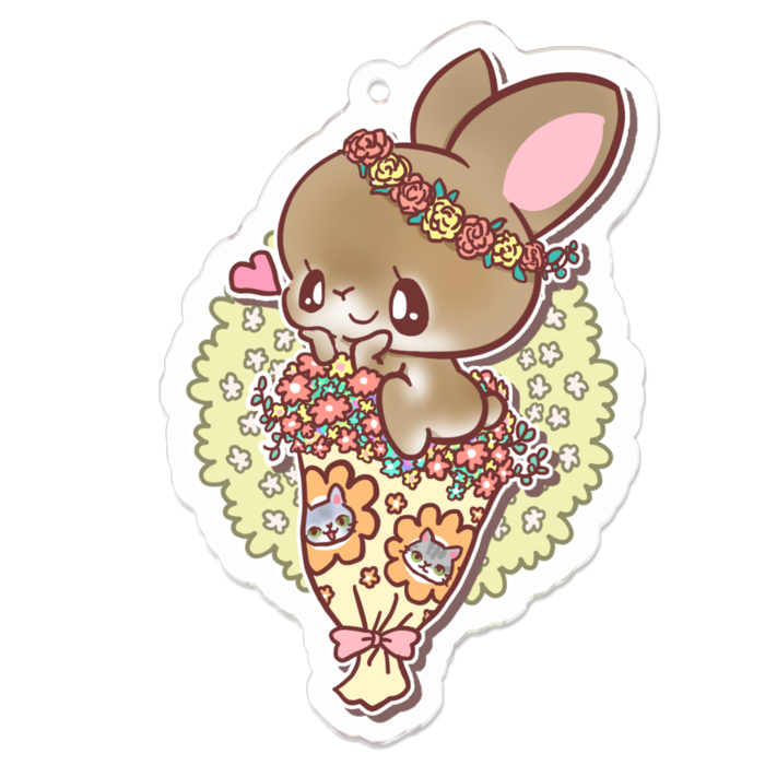 アクリルキーホルダー - 70 x 70 (mm)