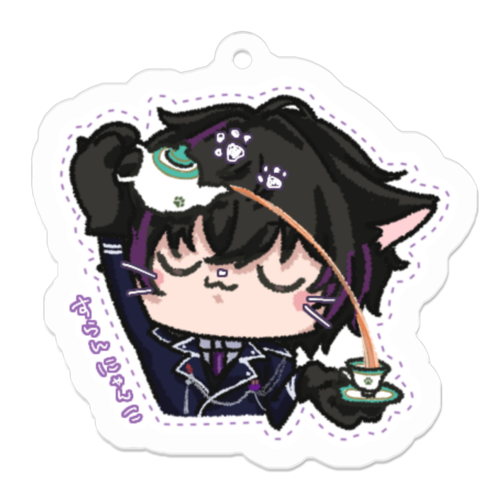 アクリルキーホルダー - 50 x 50 (mm)