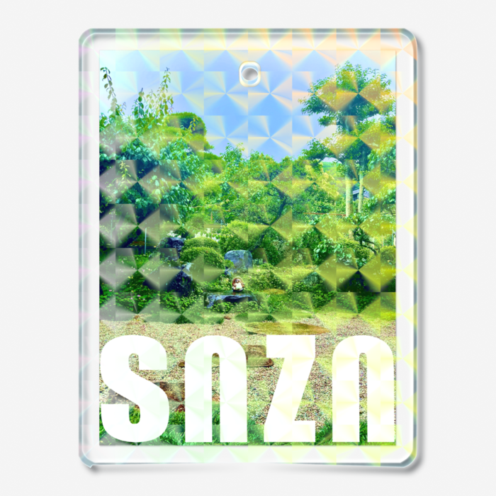 ホログラムアクリルキーホルダー - 50 × 50mm