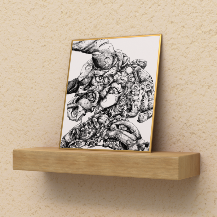 色紙 - ミニ（H135 × W120mm）