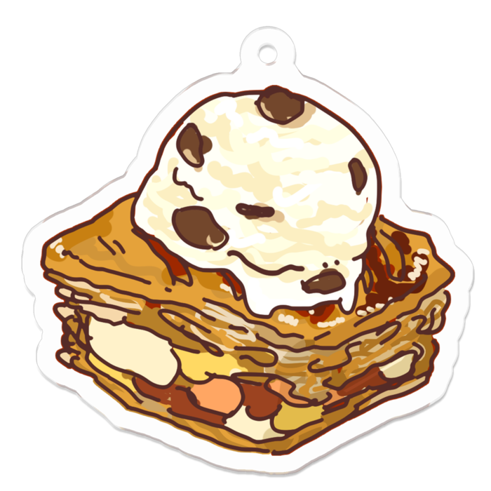 アクリルキーホルダー - 50 x 50 (mm)