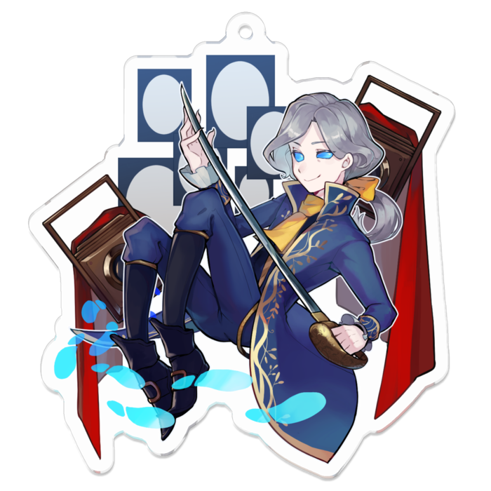 アクリルキーホルダー - 70 x 70 (mm)
