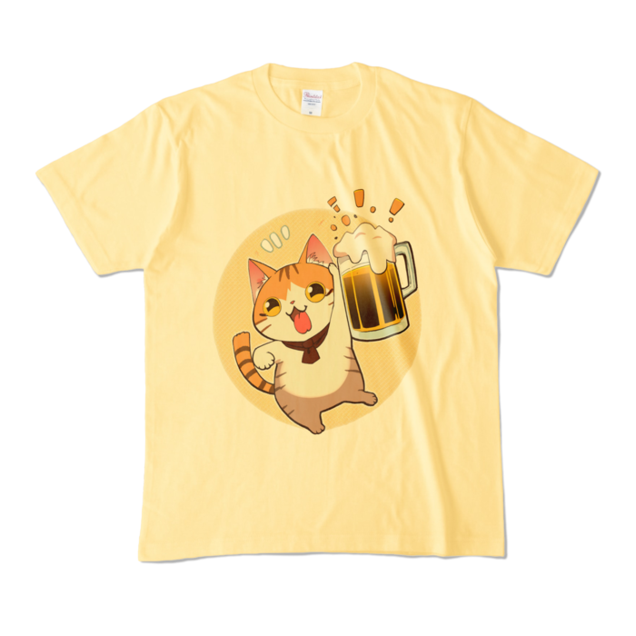 カラーTシャツ - M - ライトイエロー (淡色)