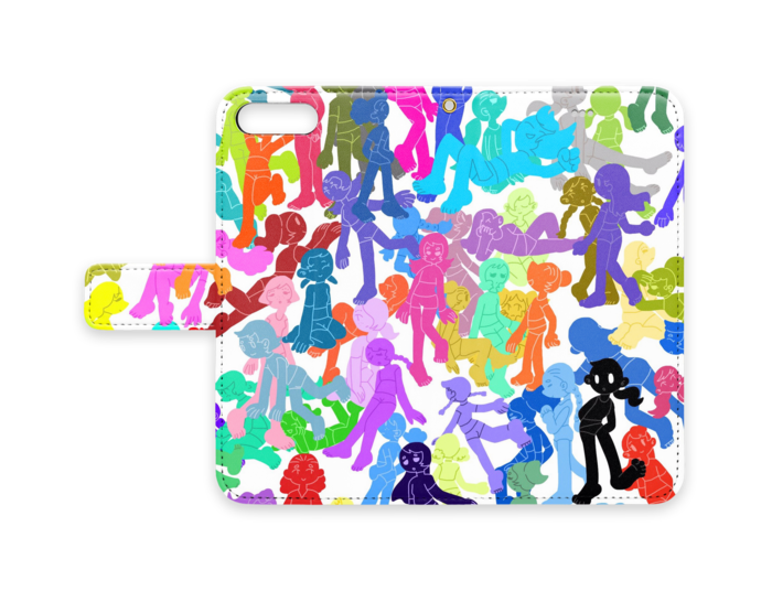 手帳型iPhoneケース - iPhone7 Plus - ストラップ穴 あり