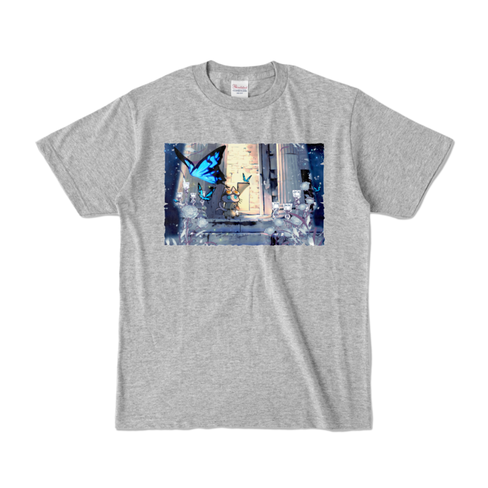 カラーTシャツ - S - 杢グレー (濃色)