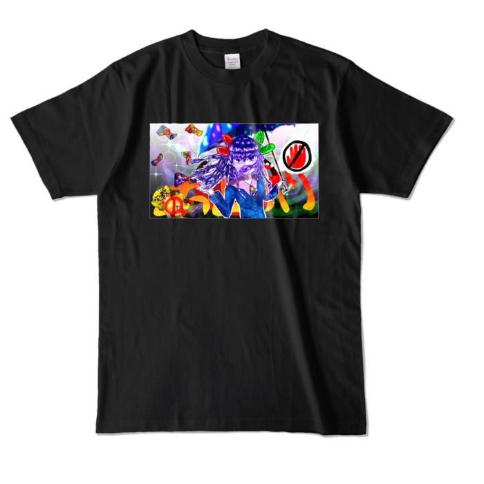 カラーTシャツ - L - ブラック (濃色)