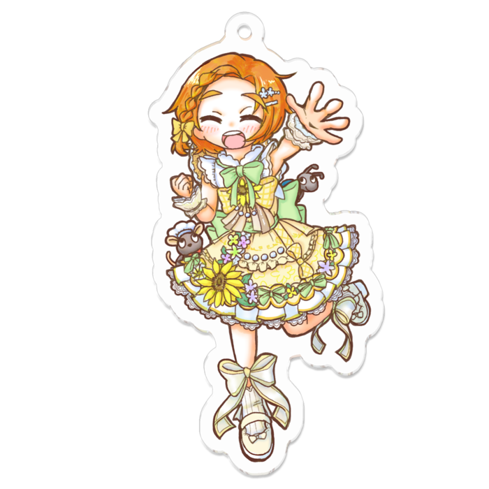 アクリルキーホルダー - 70 x 70 (mm)