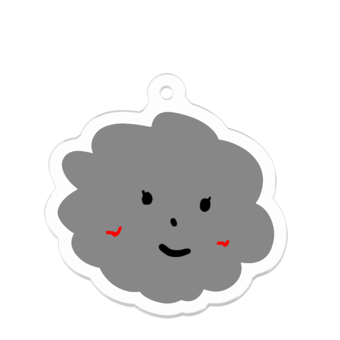 アクリルキーホルダー - 50 x 50 (mm)