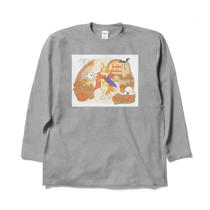 ロングスリーブTシャツ - XL - 杢グレー