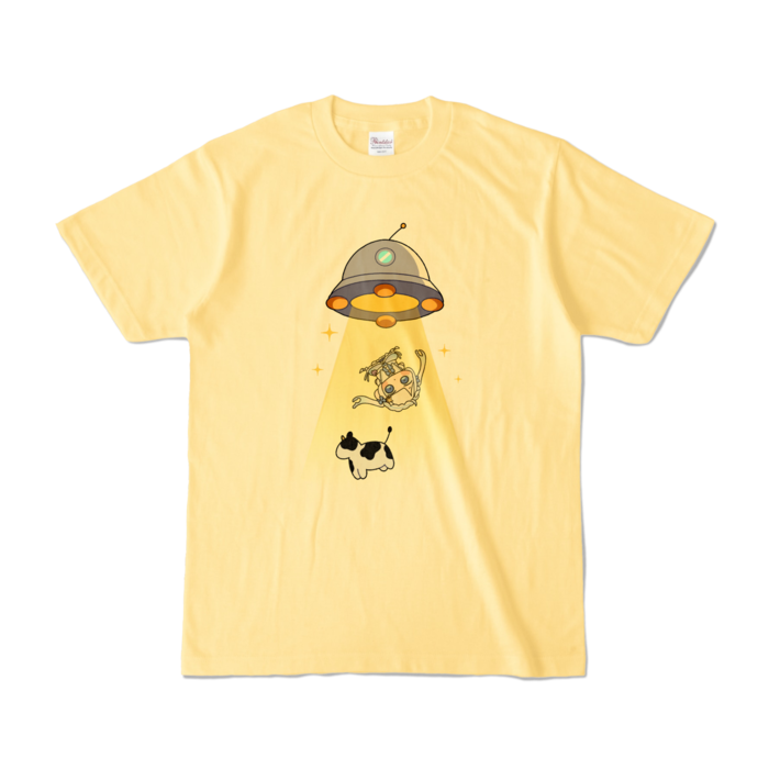 カラーTシャツ - S - ライトイエロー (淡色)