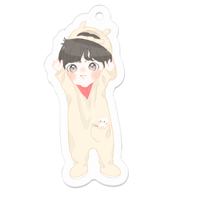 アクリルキーホルダー - 50 x 50 (mm)