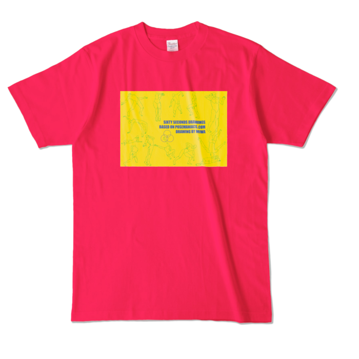 カラーTシャツ - L - ホットピンク (濃色)