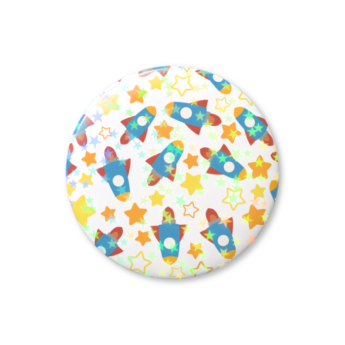 ホログラム缶バッジ - 32mm