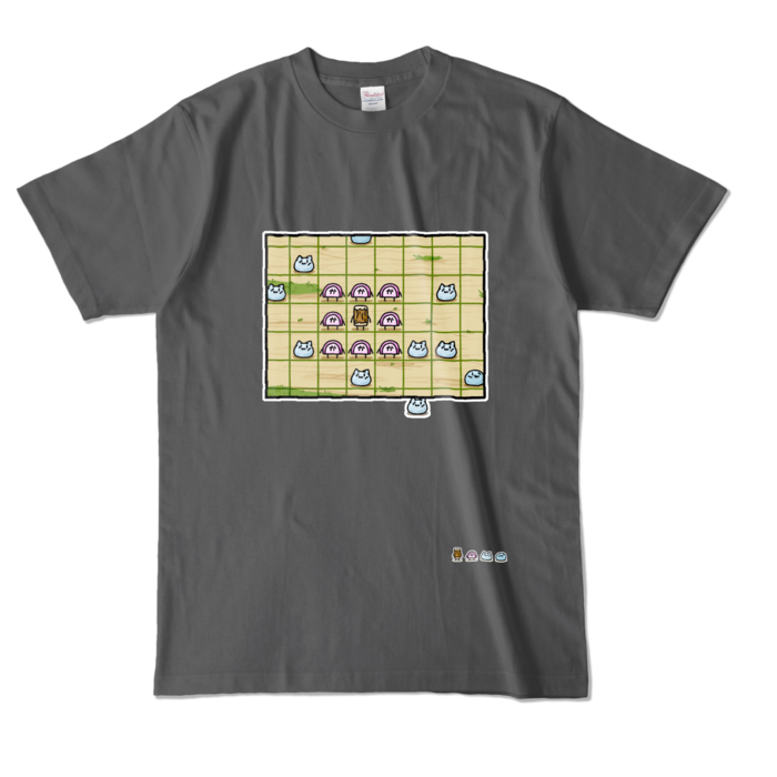カラーTシャツ - L - チャコール (濃色)
