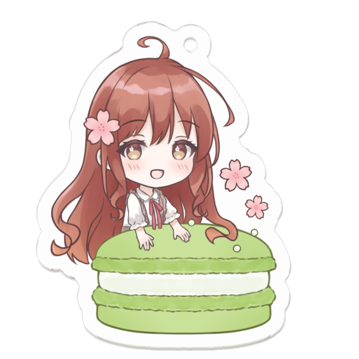 アクリルキーホルダー - 50 x 50 (mm)