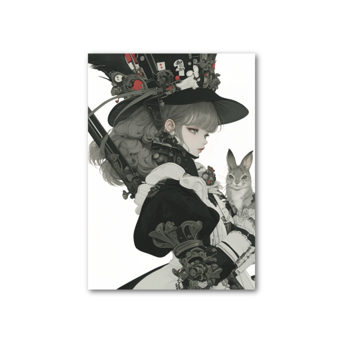 フォト風カード - 縦 - 片面