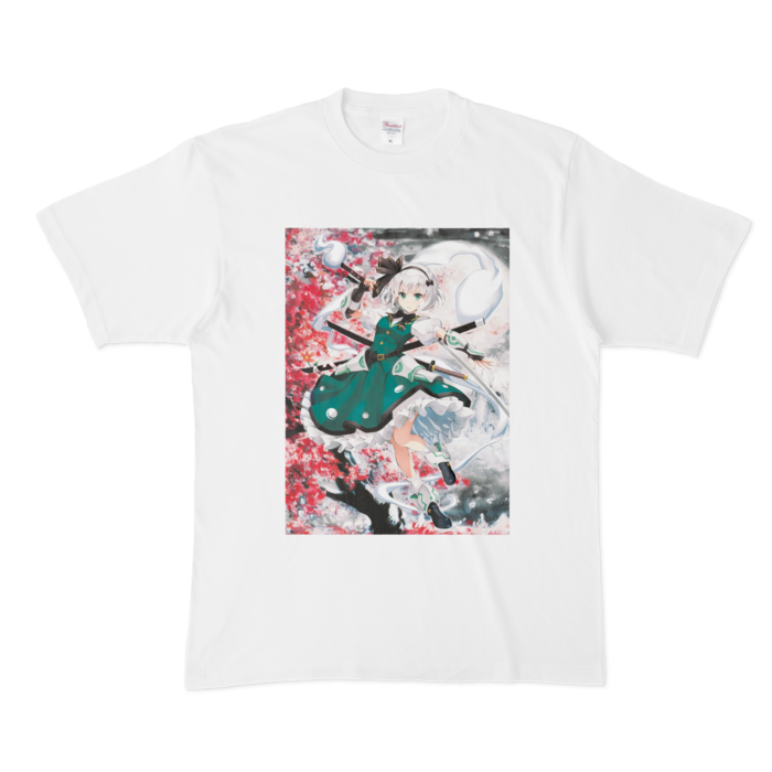 Tシャツ - XL - 白(文字無し)