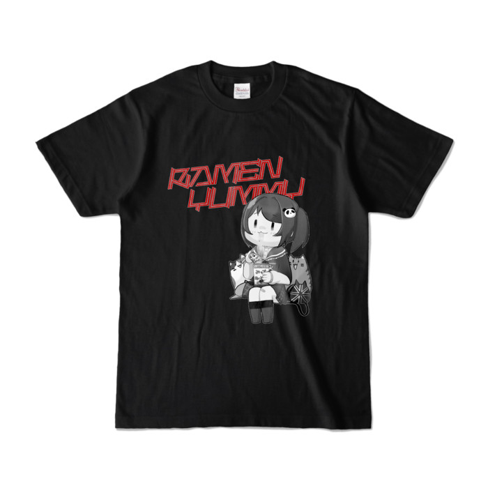モノクロ：Tシャツ - S - ブラック （濃色）