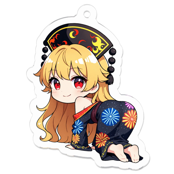 アクリルキーホルダー - 50 x 50 (mm)ロゴ無し