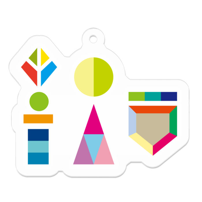 アクリルキーホルダー - 50 x 50 (mm)