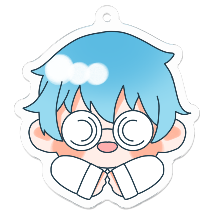 アクリルキーホルダー - 50 x 50 (mm)