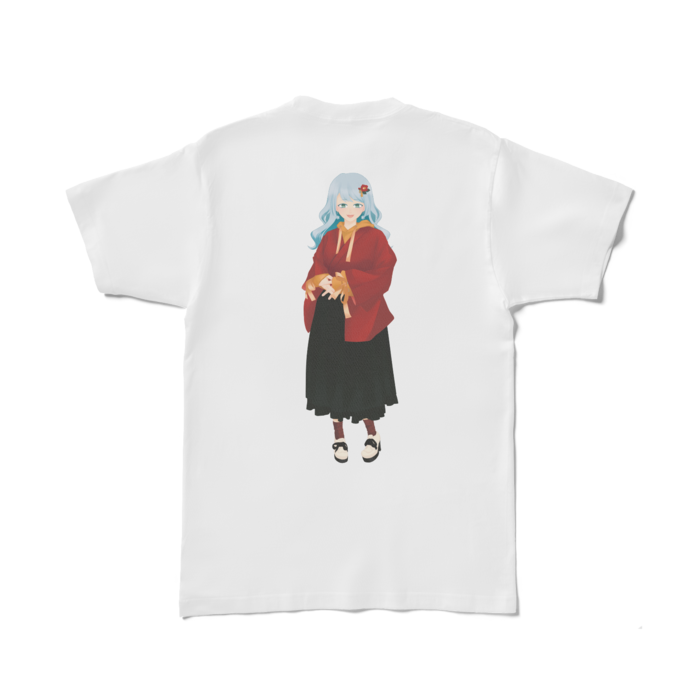 Tシャツ - L - 白（背面）