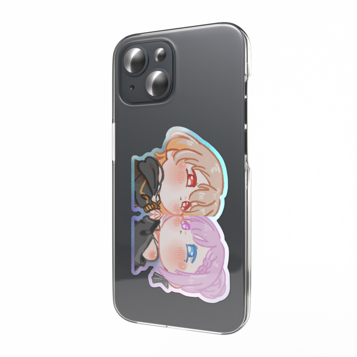 オーロラスマホステッカー - W55 × H91mm 以内