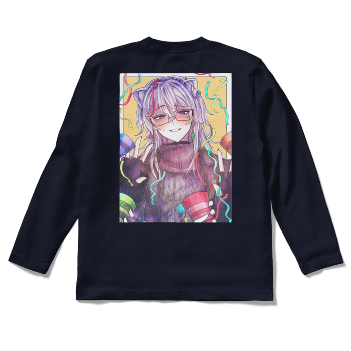 ロングスリーブTシャツ - S - ネイビー