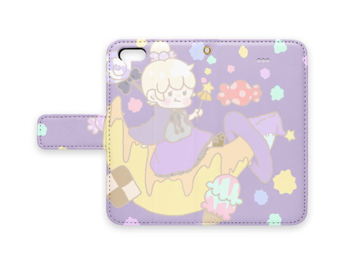 手帳型iPhoneケース - iPhone 5 / 5s / SE - ストラップ穴 あり