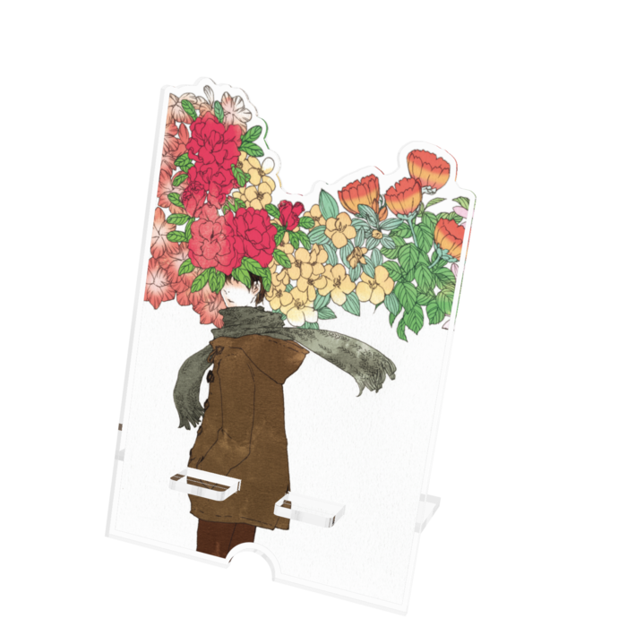 アクリルスマホスタンド - 100x160mm(ケーブル穴あり)