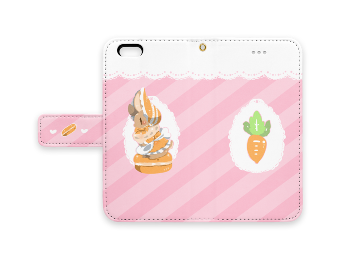 手帳型iPhoneケース - iPhone 6 / 6s - ストラップ穴 あり