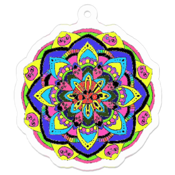 アクリルキーホルダー - 50 x 50 (mm)